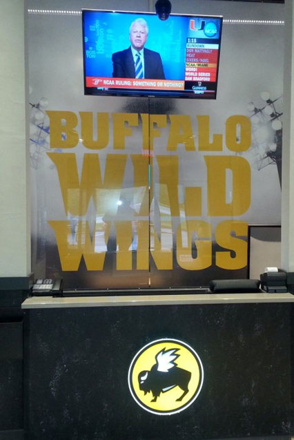Nationwide Fixture Installations Inc Buffalo Wild Wings Case Study Retail Rollouts Signage Maintenance Program Management