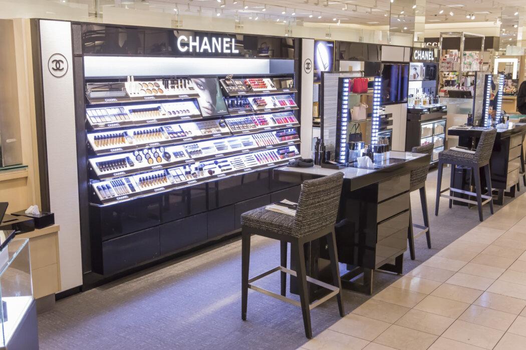 Nationwide Fixture Installations Inc Chanel Case Study Millwork Packages Retail Rollouts Shop-in-Shop Maintenance Program Management Signage Site Surveys Custom Installation Services