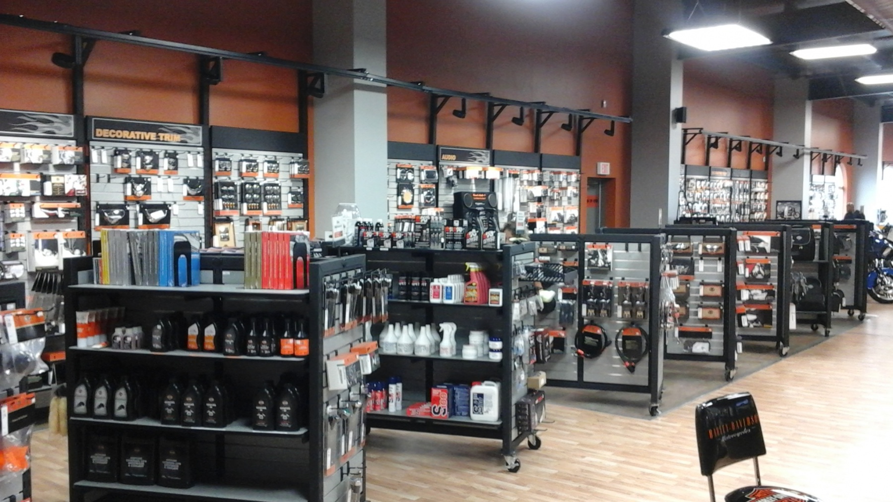 Nationwide Fixture Installations Inc Harley Davidson Case Study New Store Installation Millwork Packages Retail Rollouts Maintenance Program Management Signage Custom Installation Services