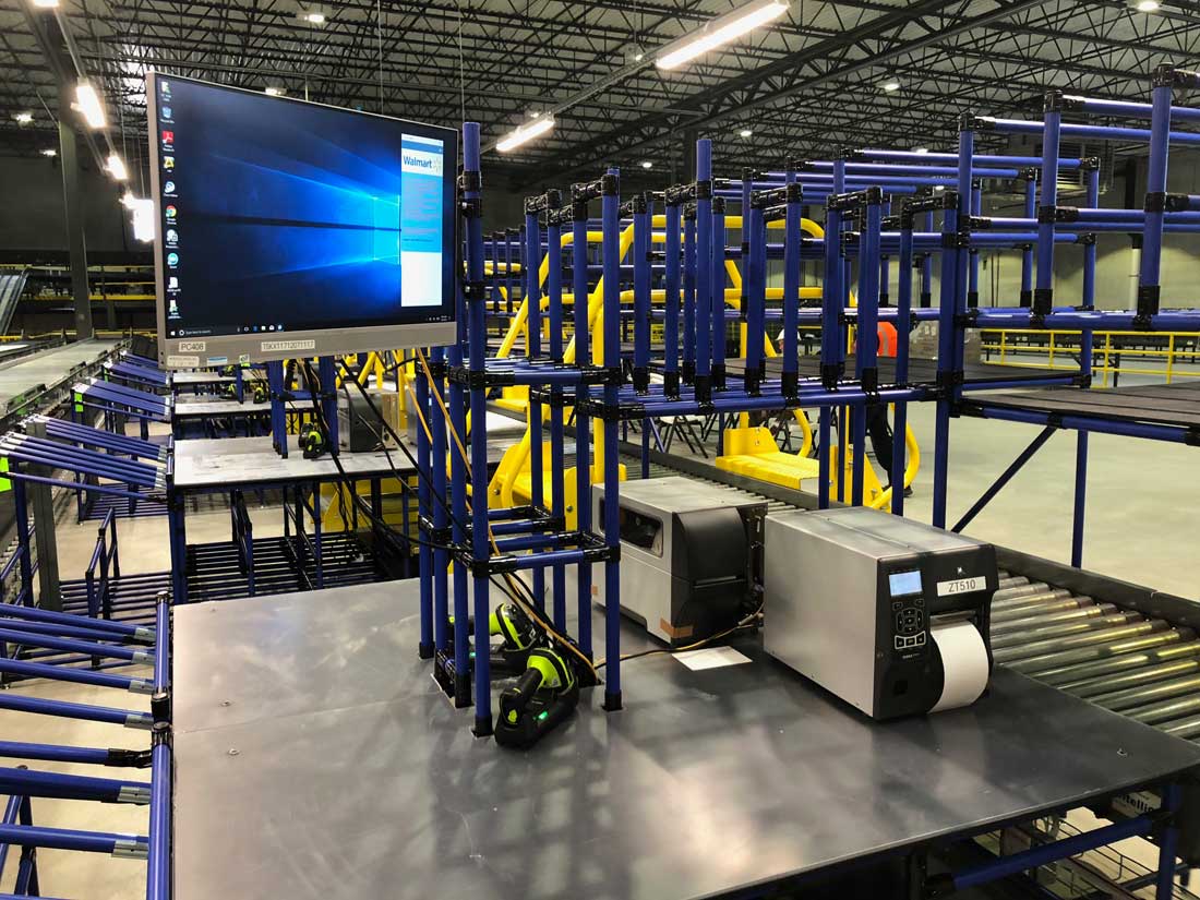 Nationwide Fixture Installations Inc Walmart Case Study Distribution Centers Warehousing Layout Custom Installation Services