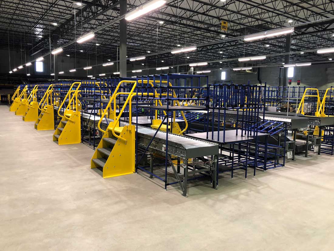 Nationwide Fixture Installations Inc Walmart Case Study Distribution Centers Warehousing Layout Custom Installation Services