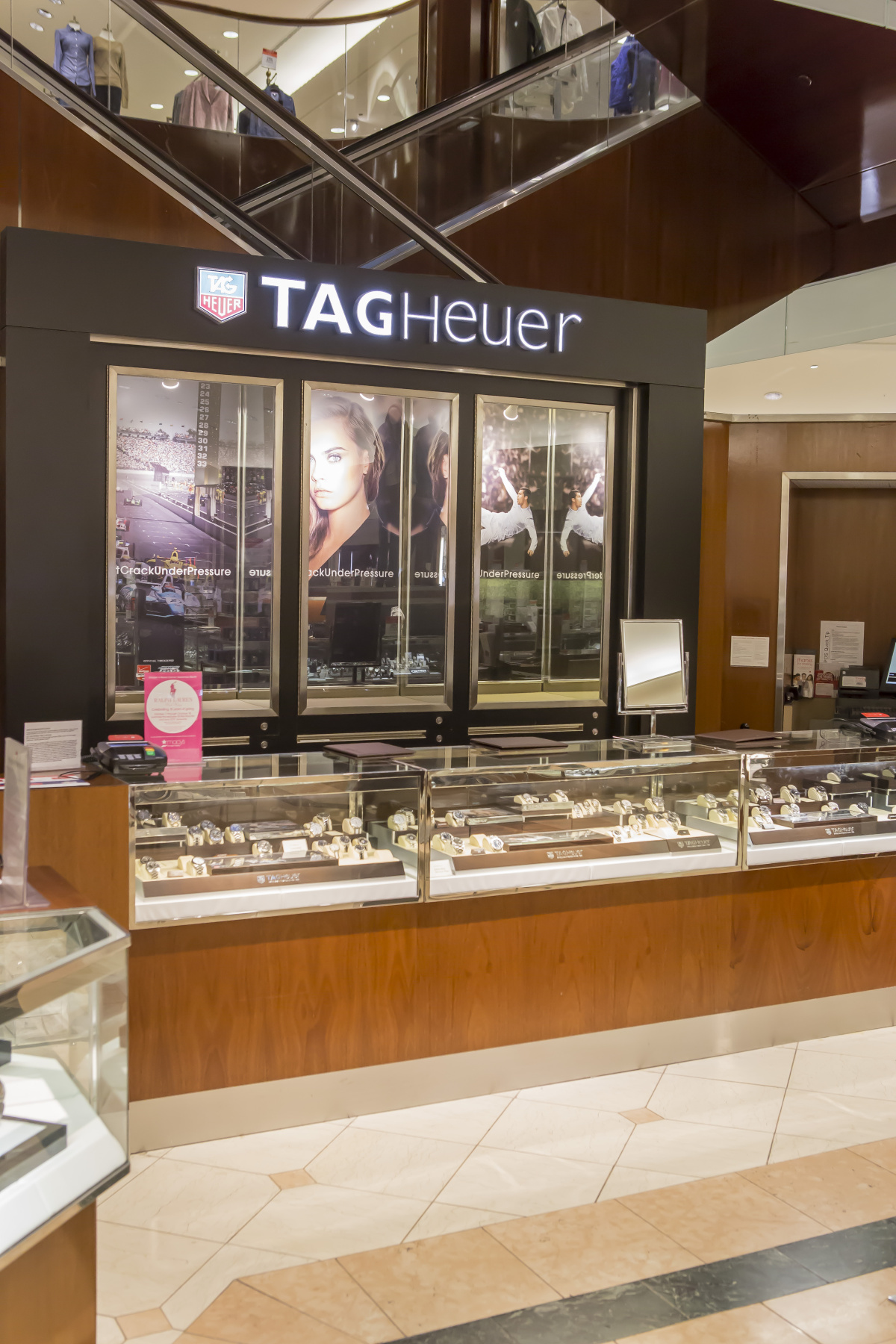 Nationwide Fixture Installations Inc Tag Heuer Case Study Millwork Packages New Store Installation Maintenance Program Management Signage Custom Installation Services
