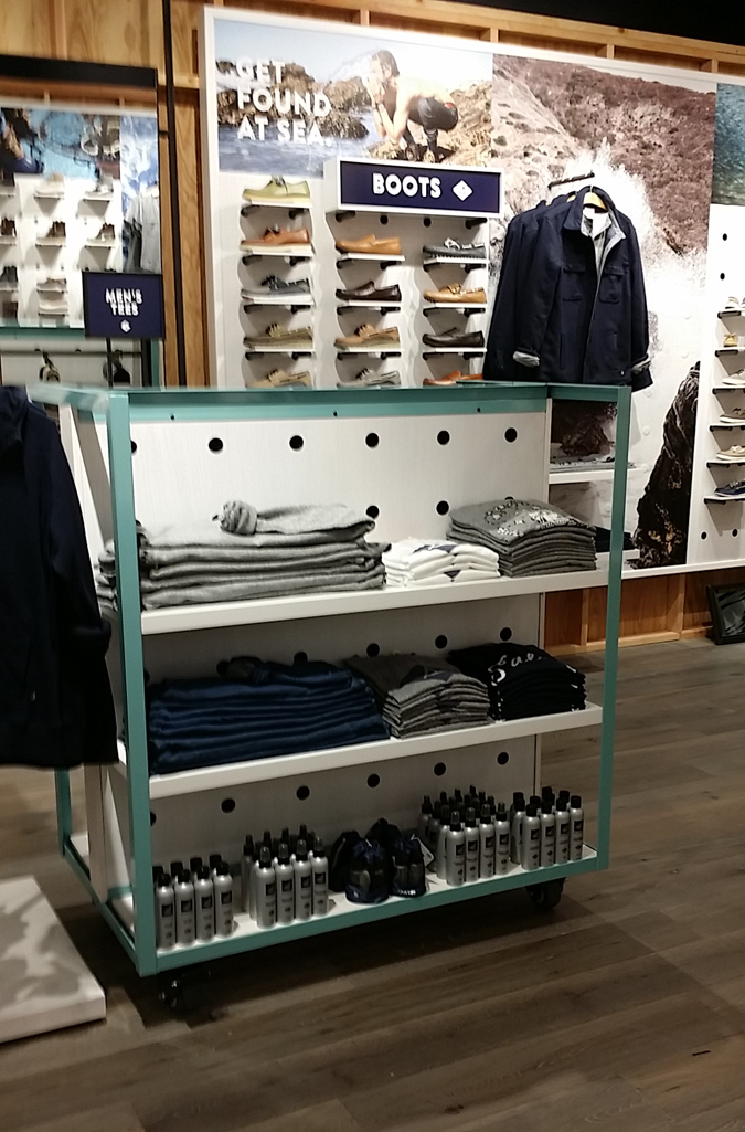 Nationwide Fixture Installations Inc Sperry Case Study New Store Installation Retail Rollouts Program Management Signage Site Surveys Custom Installation Services