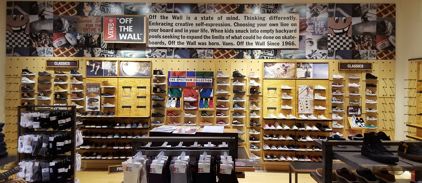Nationwide Fixture Installations Inc Vans Case Study New Store Installation Shop-in-Shop Signage Millwork Packages