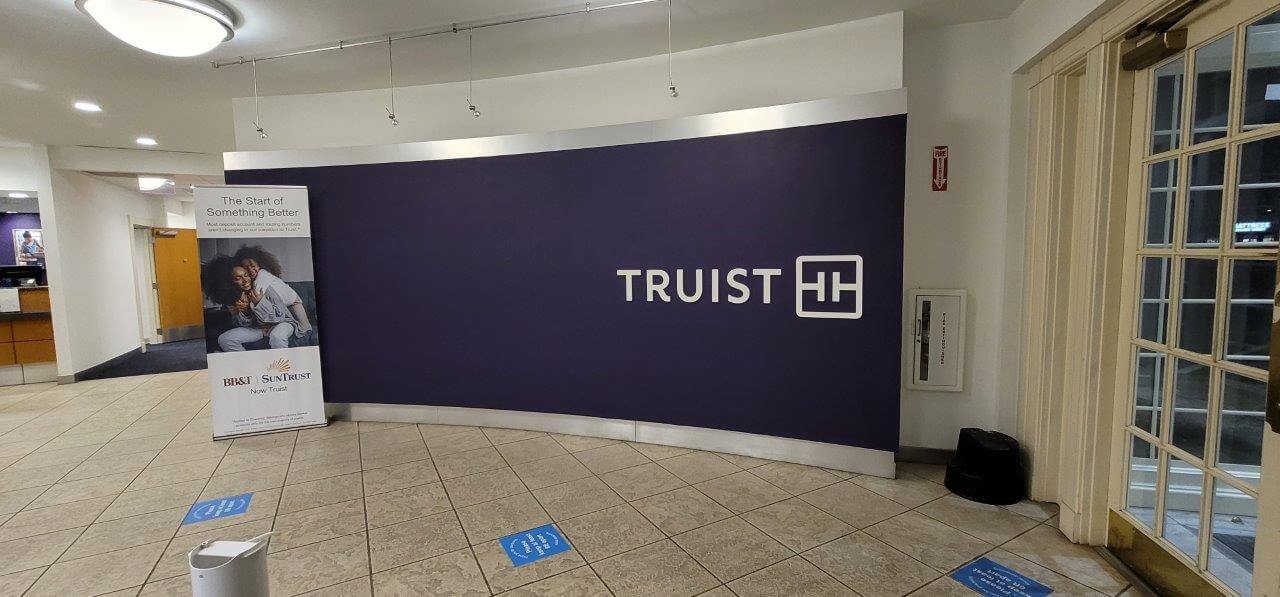 Nationwide Fixture Installations Inc Truist Bank Case Study Signage Program Management Custom Installation Services