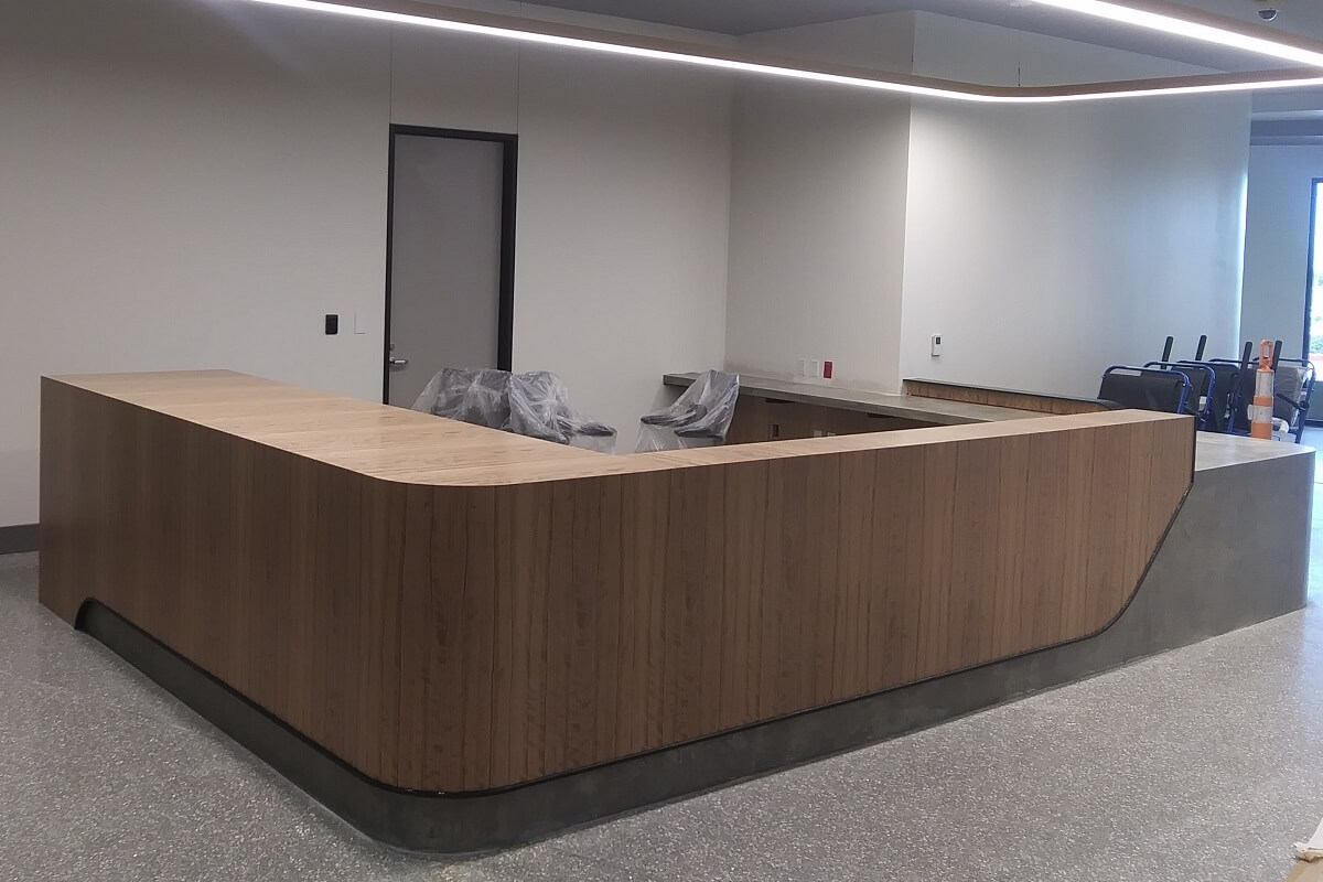 Nationwide Fixture Installations Inc Methodist Midlothian Medical Center Case Study Millwork Packages New Store Installation Custom Installation Services