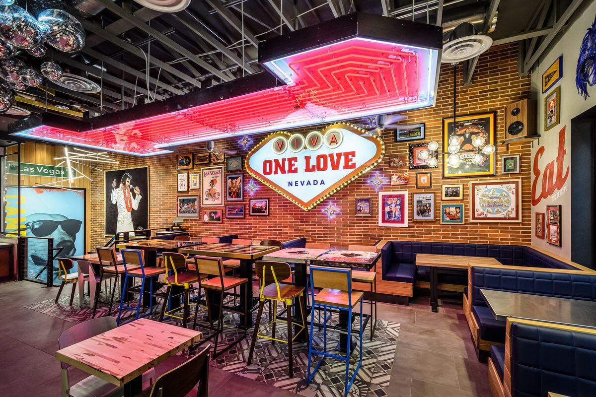 Nationwide Fixture Installations Inc Raising Cane's Chicken Fingers Las Vegas Case Study Millwork Packages New Store Installation Signage Custom Installation Services
