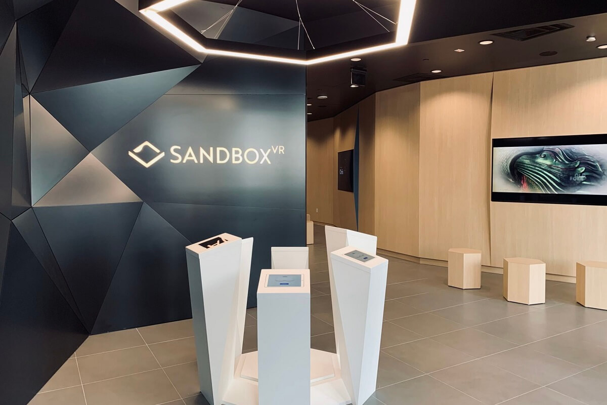 Nationwide Fixture Installations Inc Sandbox VR Case Study Millwork Packages New Store Installation Retail Rollouts Signage Technology Custom Installation Services