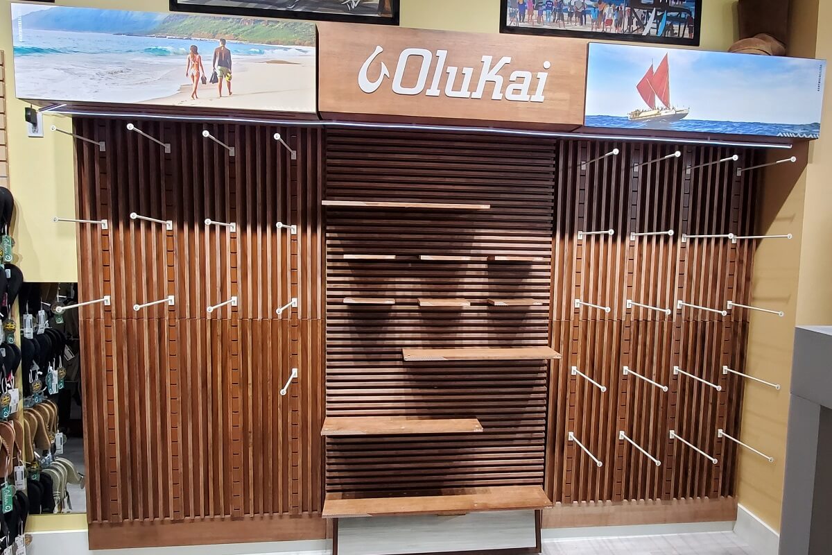 Nationwide Fixture Installations Inc OluKai Case Study Millwork Packages Retail Rollouts Shop-in-Shop