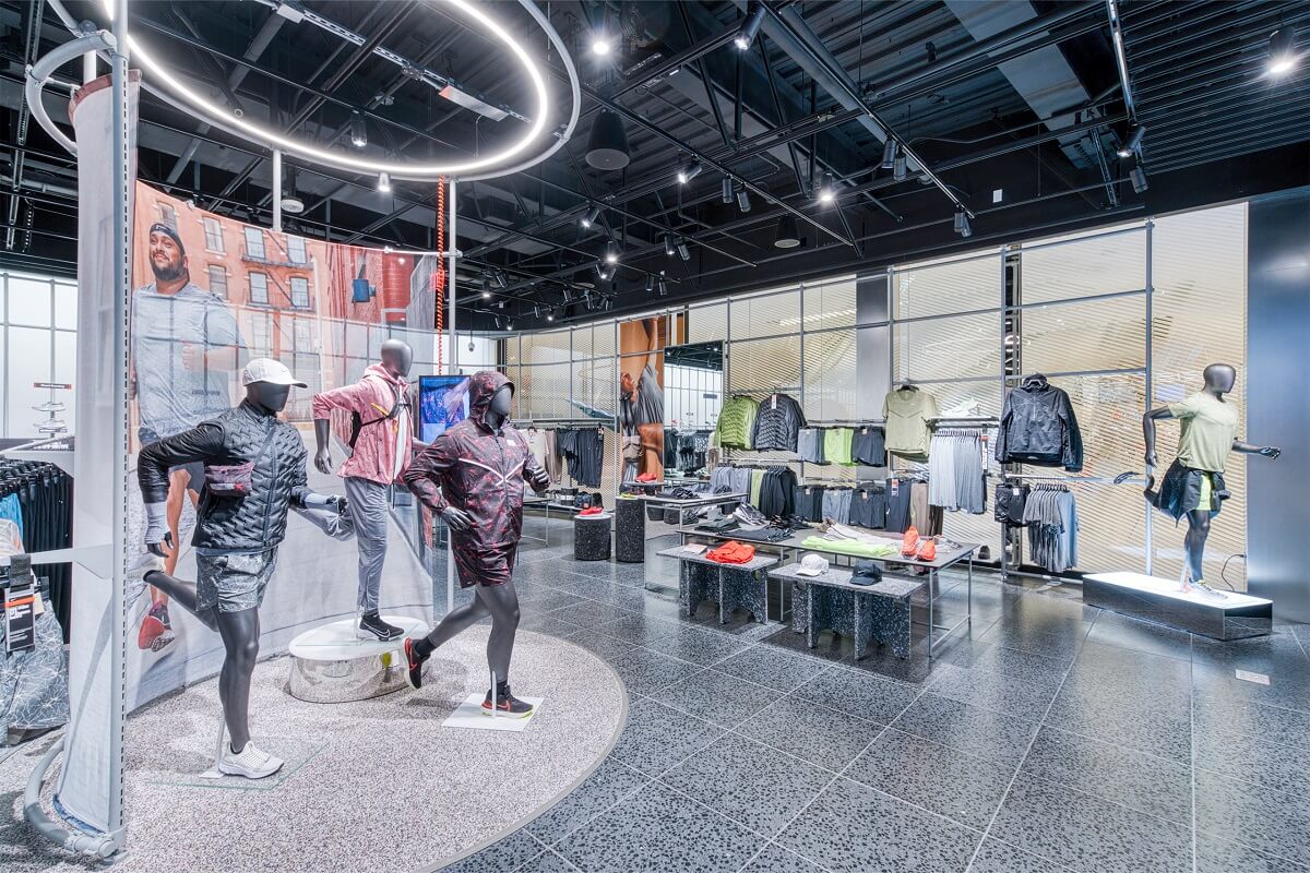 Nationwide Fixture Installations Inc NFI Nike Case Study Millwork Packages New Store Installation Custom Installation Services