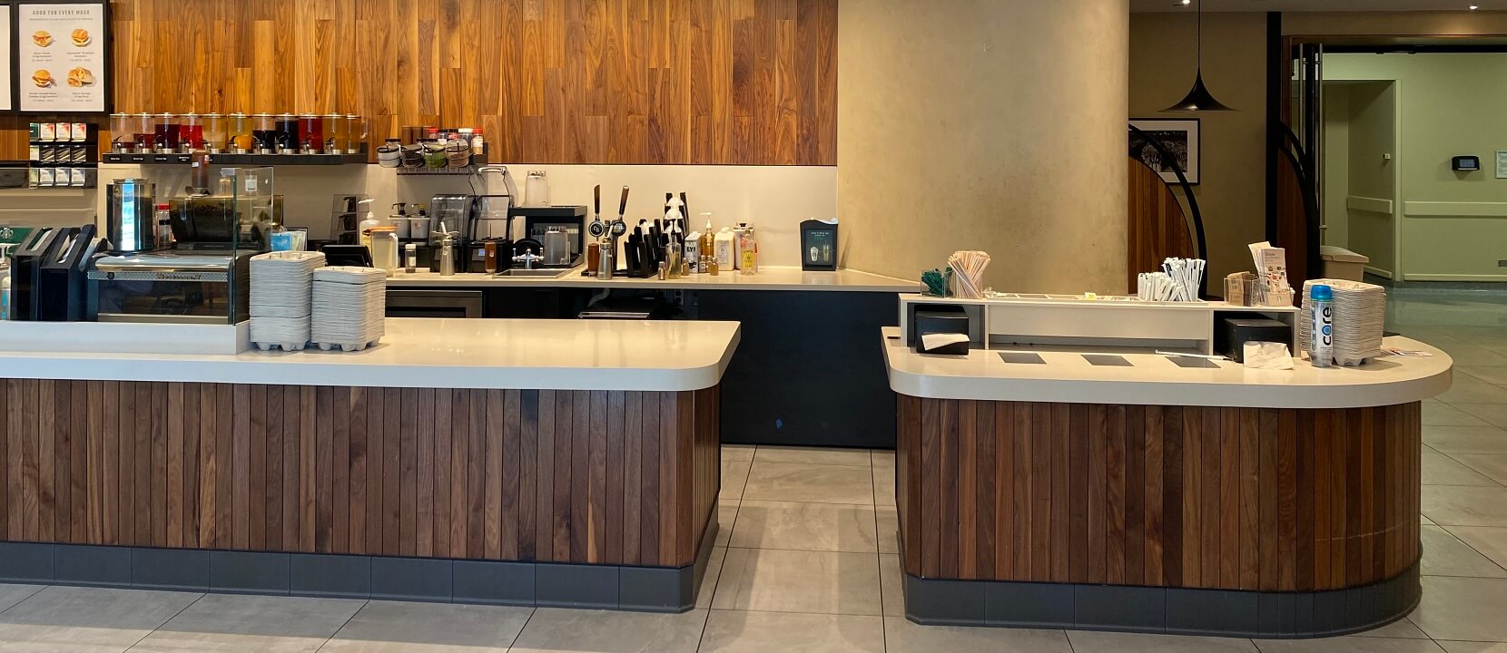 Nationwide Fixture Installations Starbucks Case Study Millwork Packages New Store Installation Custom Installation Services