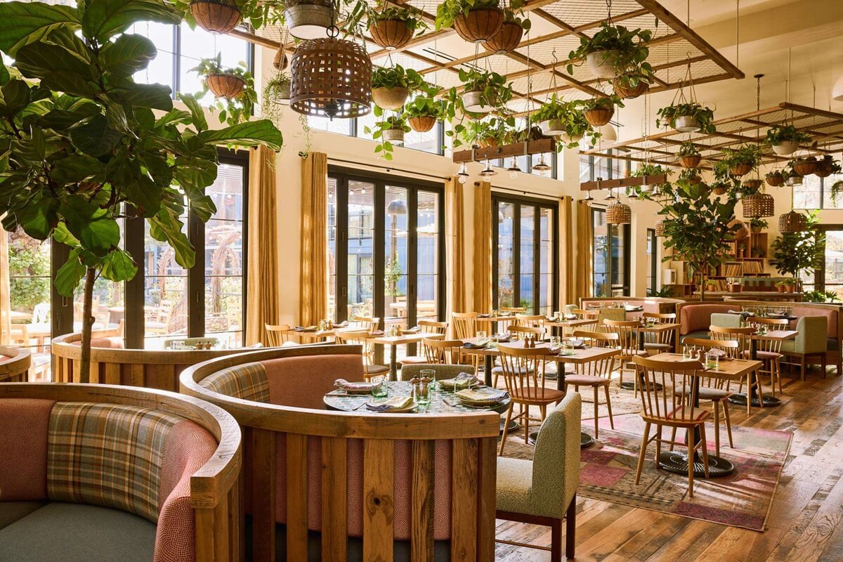Treehouse Hotel restaurant millwork and fixture install by Nationwide Fixture Installations