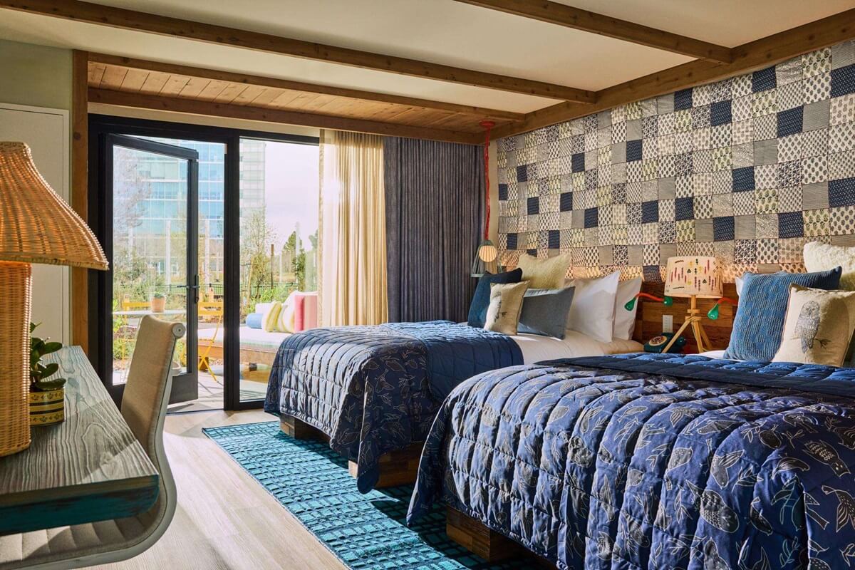 Treehouse Hotel room millwork and fixture install by Nationwide Fixture Installations