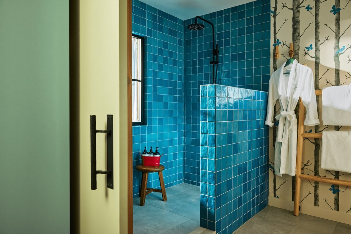 Treehouse Hotel bathroom millwork and fixture install by Nationwide Fixture Installations