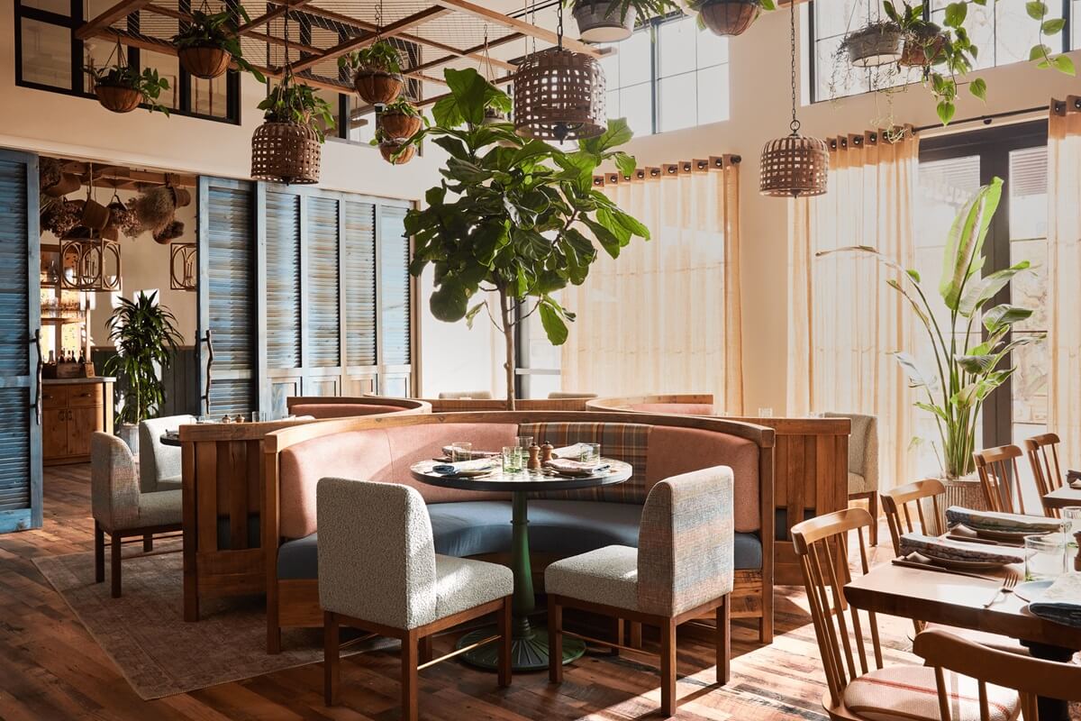 Treehouse Hotel restaurant millwork and fixture install by Nationwide Fixture Installations