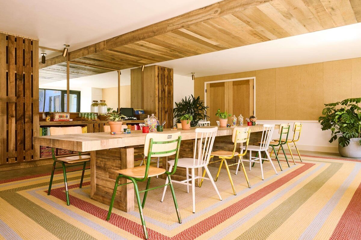 Treehouse Hotel room custom fixture and millwork install by Nationwide Fixture Installations