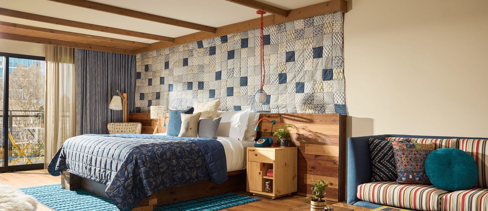 Treehouse Hotel room custom fixture and millwork install by Nationwide Fixture Installations